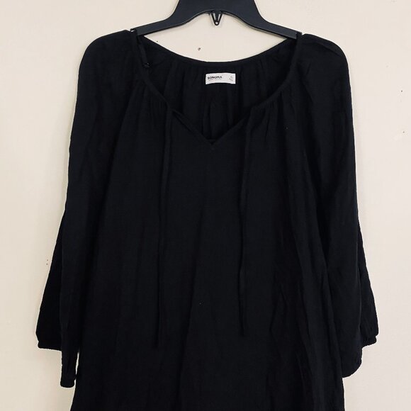 Sonoma Linen Blend Midi Dress XL - Picture 7 of 13